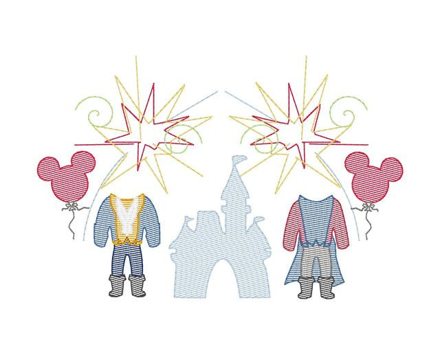Magic Prince Land Quick Stitch Embroidery