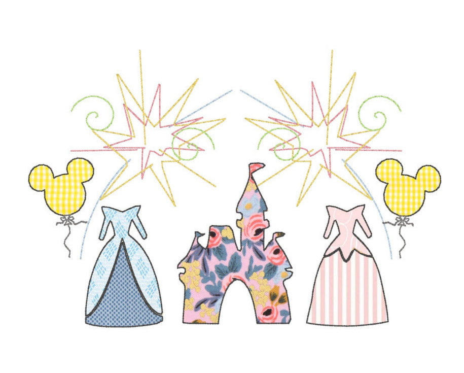 Magic Princess Land Applique