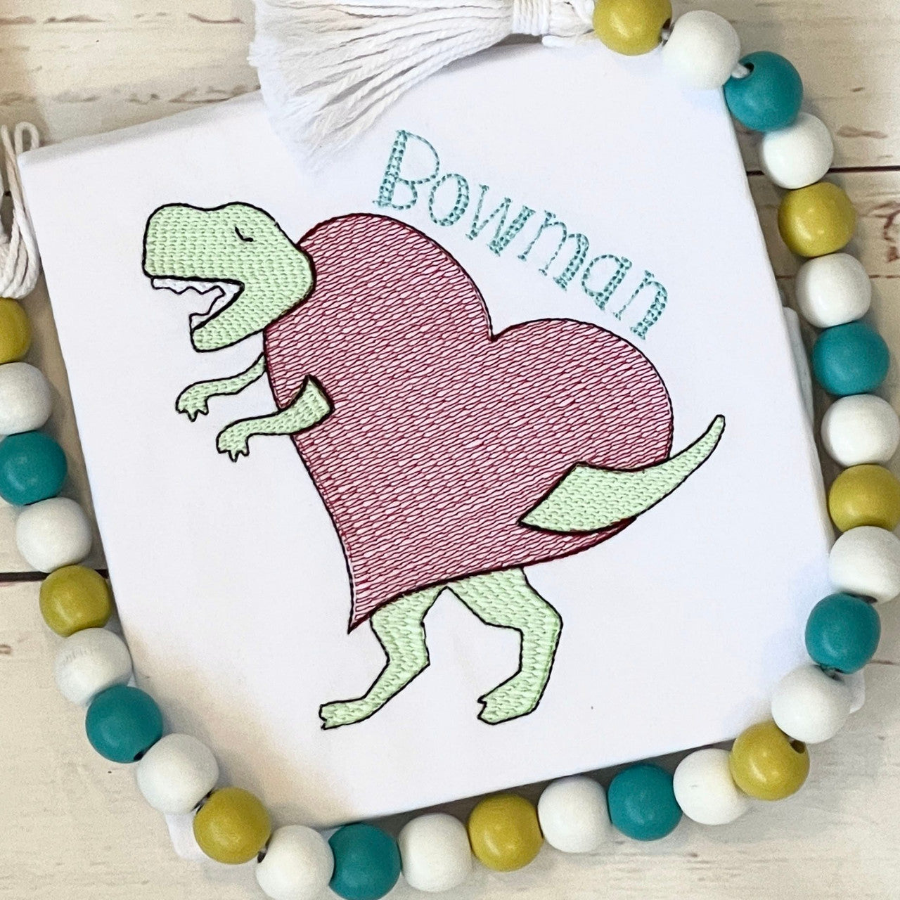 TRex Heart Quick Stitch