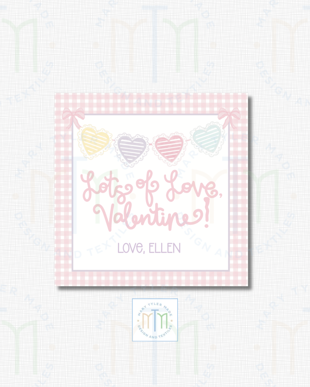 Print at Home- Lots of Love Valentine