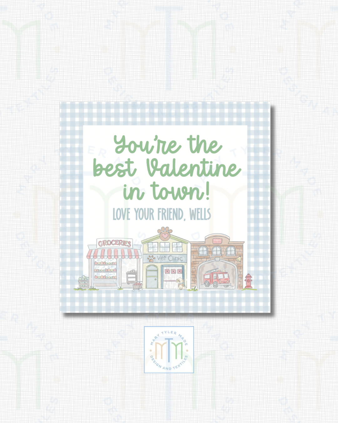 Print at Home- Best in Town Valentine