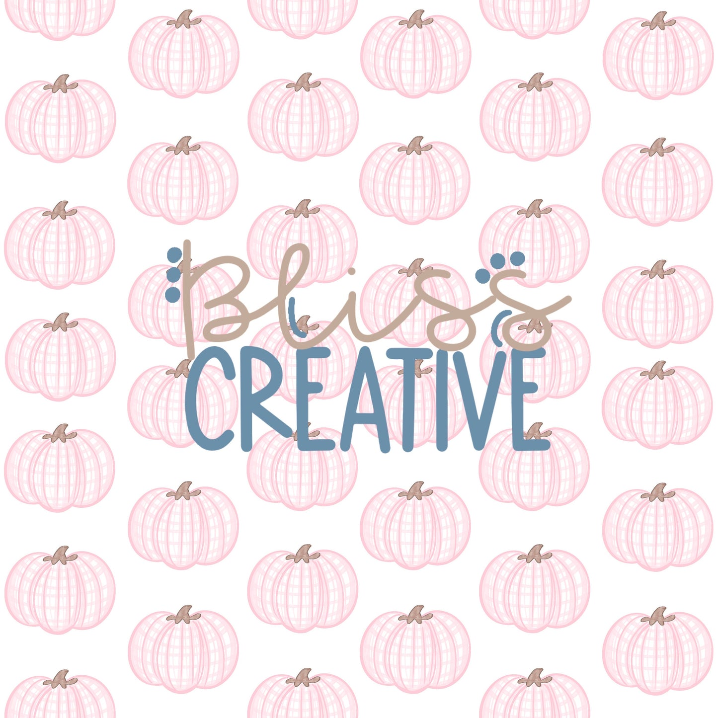 Classic Pink Pumpkin Seamless Design- Instant Download