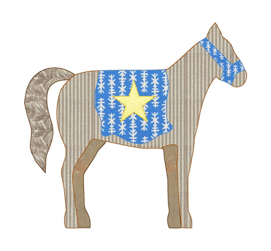 Race Horse Applique