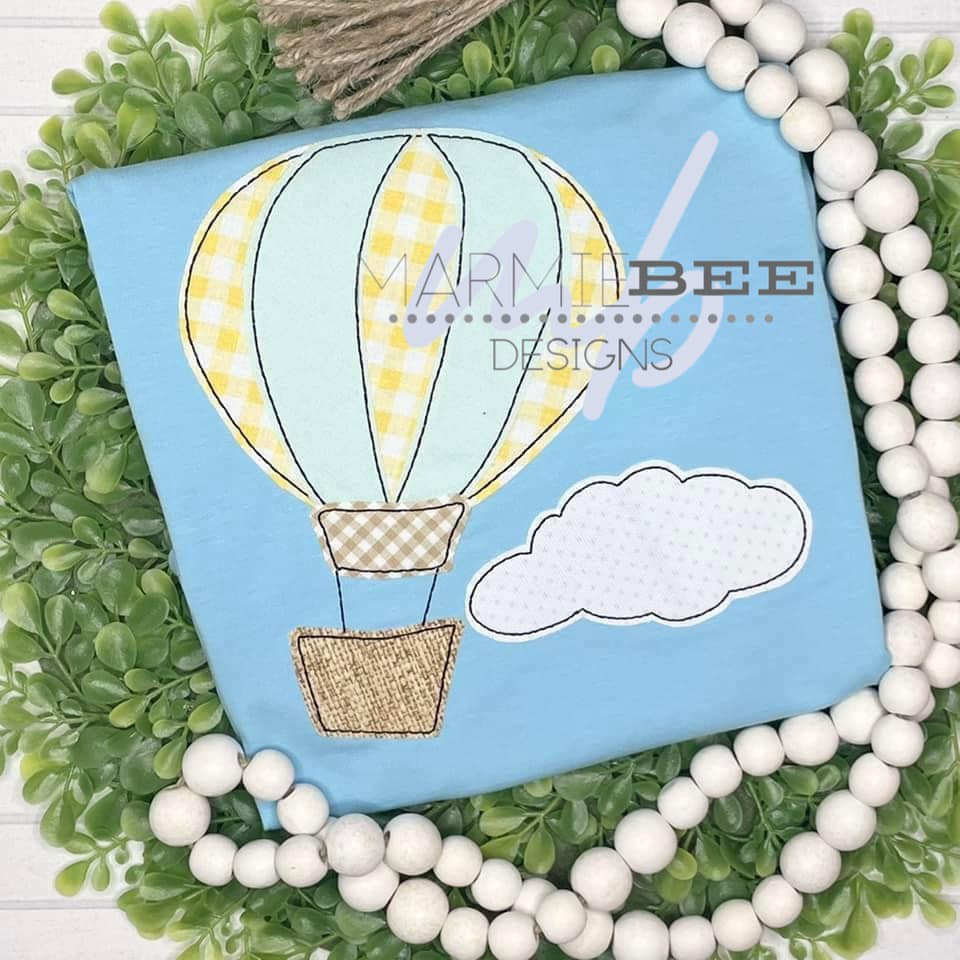 Hot Air Balloon Applique