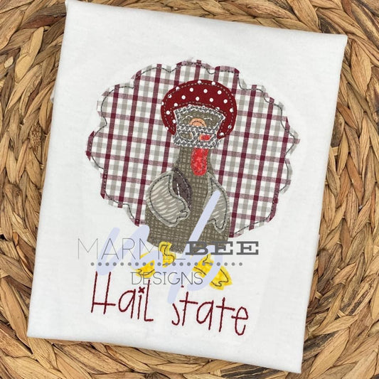 Football Turkey Applique