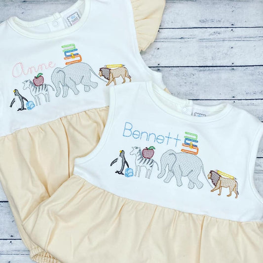 Animal Line Back To School