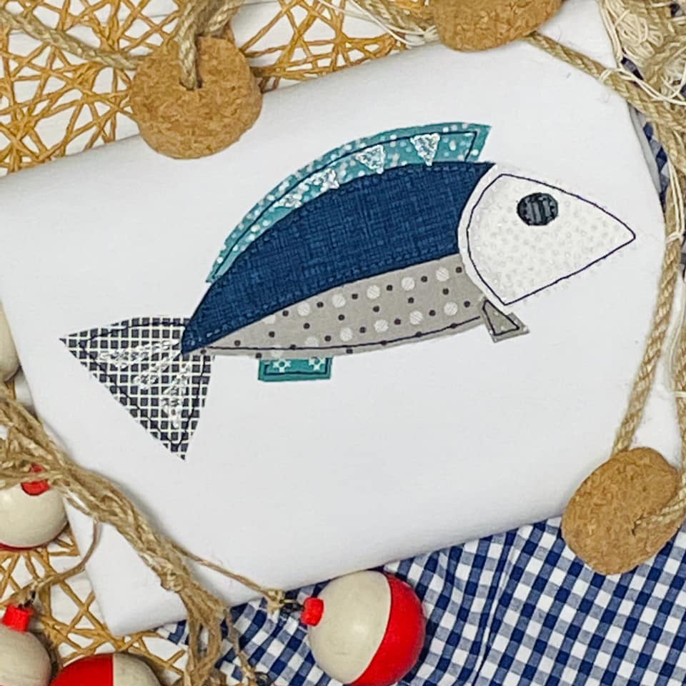 Fun Funky Fish  Applique