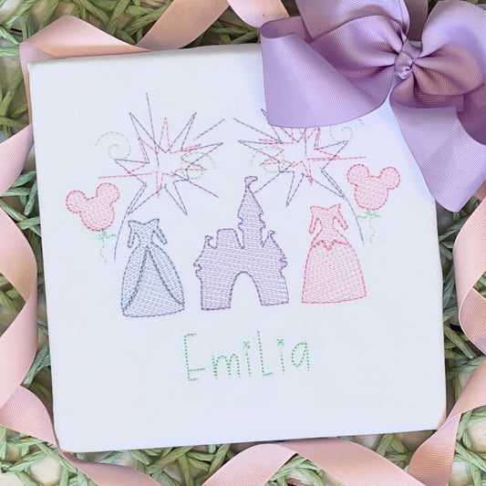 Magic Princess Land Quick Stitch Embroidery