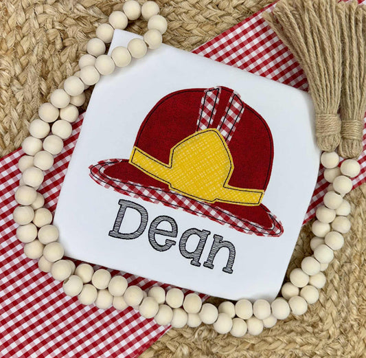 Fireman Hat Applique