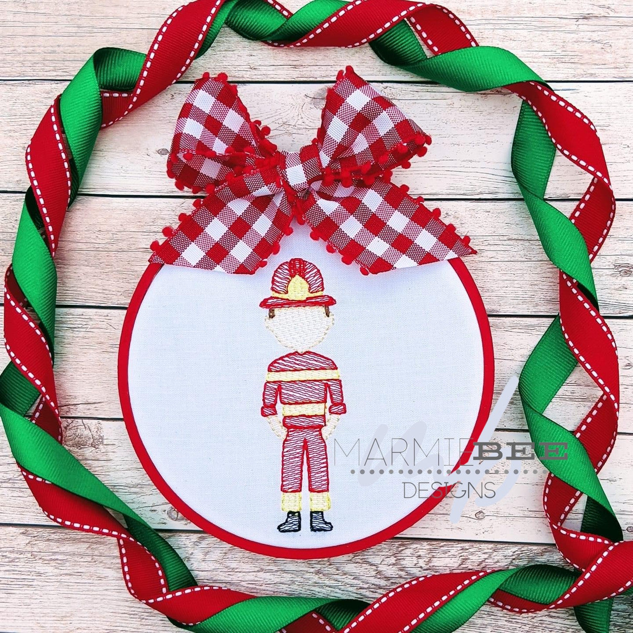Fire Man and Woman (Build Your Own Family) Quick Stitch Embroidery