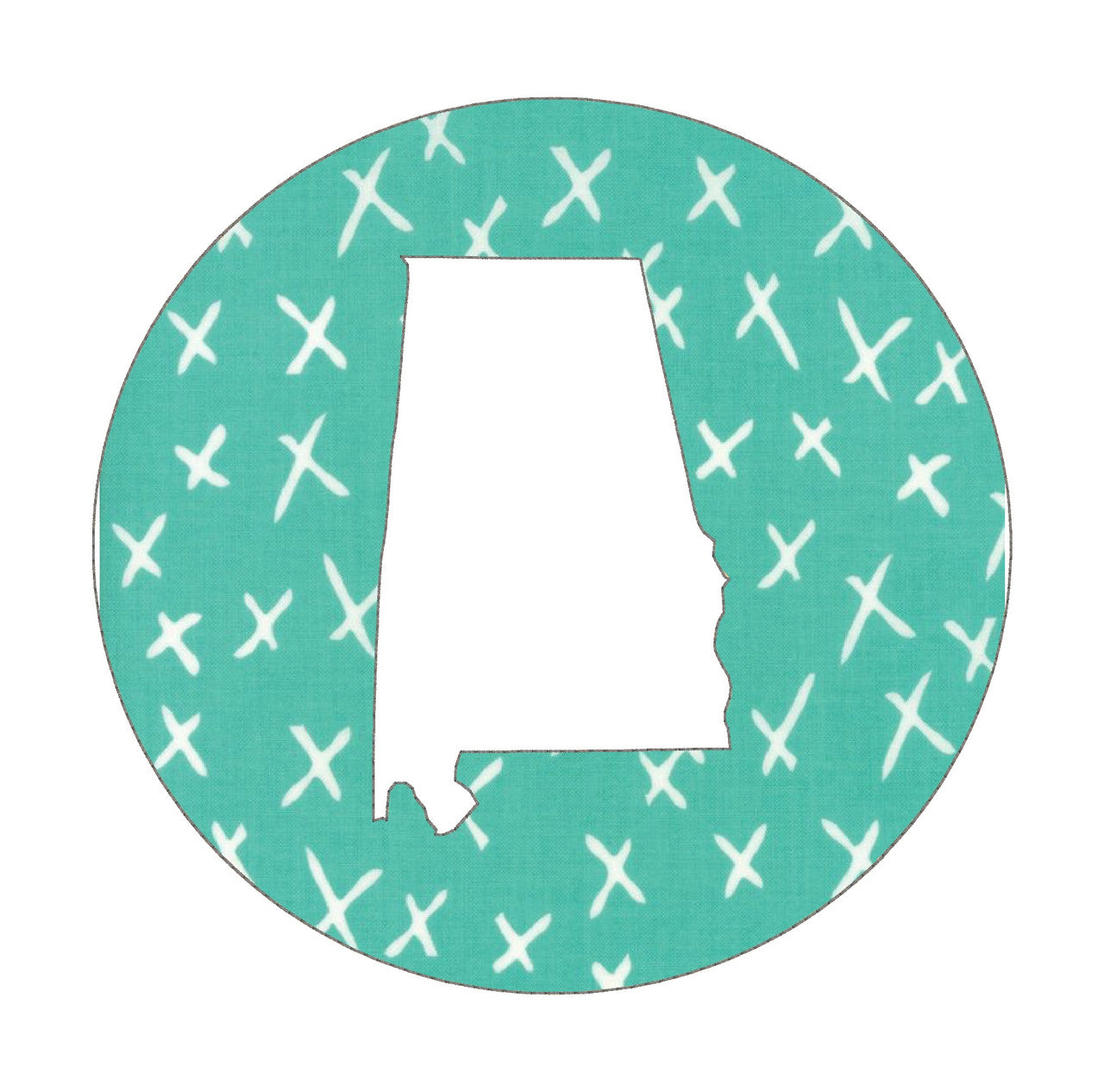 State of Alabama Circle Applique