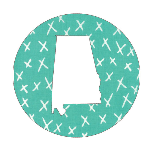 State of Alabama Circle Applique