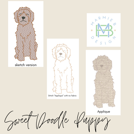 LTC Sweet Doodle Embroidery (Applique & Fill)