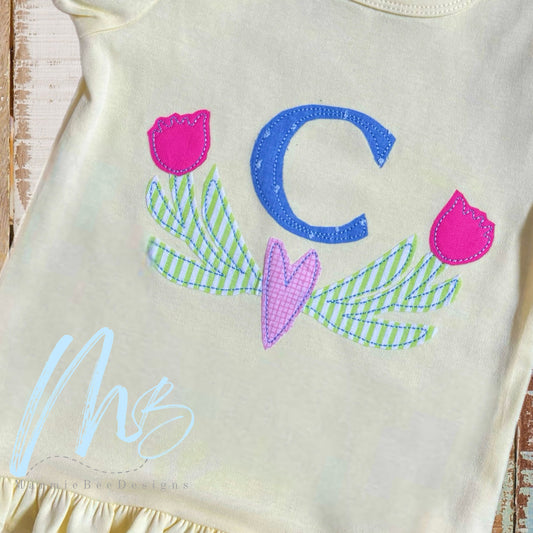 Funky Floral Applique