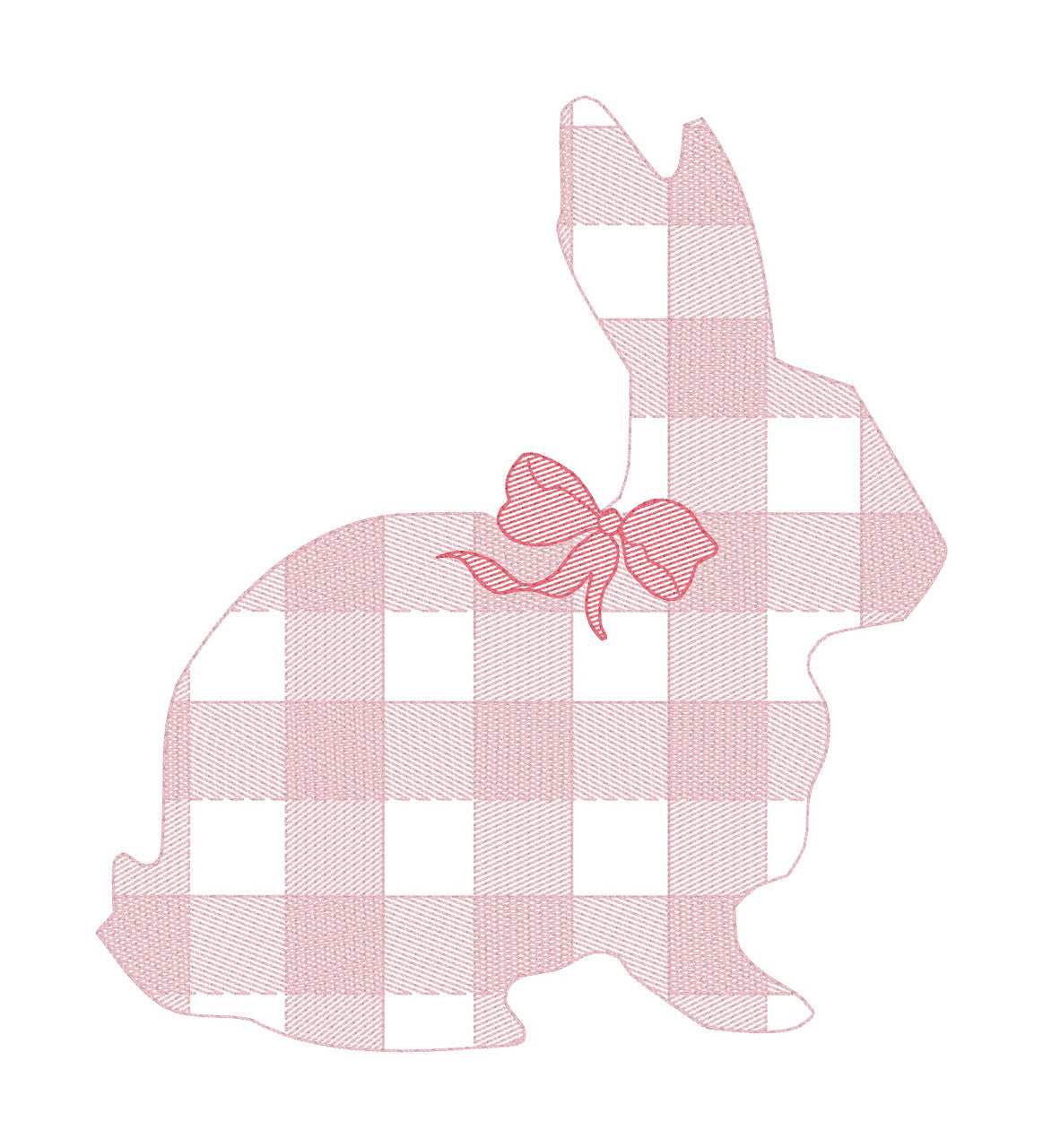 Plaid Bunny Girl Sketch