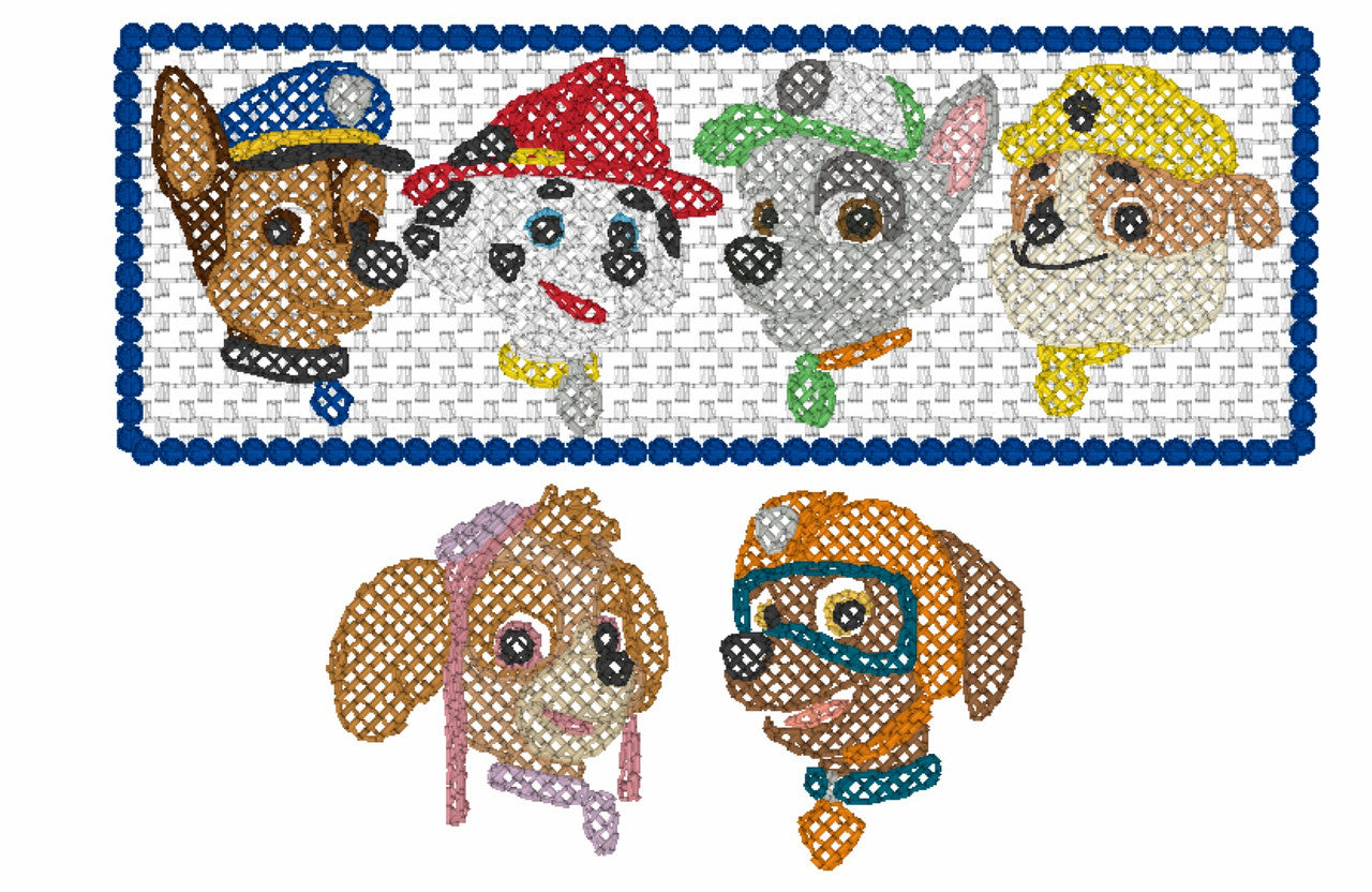 Faux Smock Build Your Own Pup Set Quick Stitch Embroidery