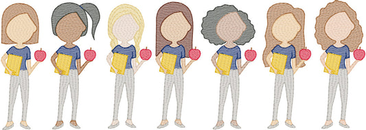 Teachers (Build Your Own Family) Quick Stitch Embroidery
