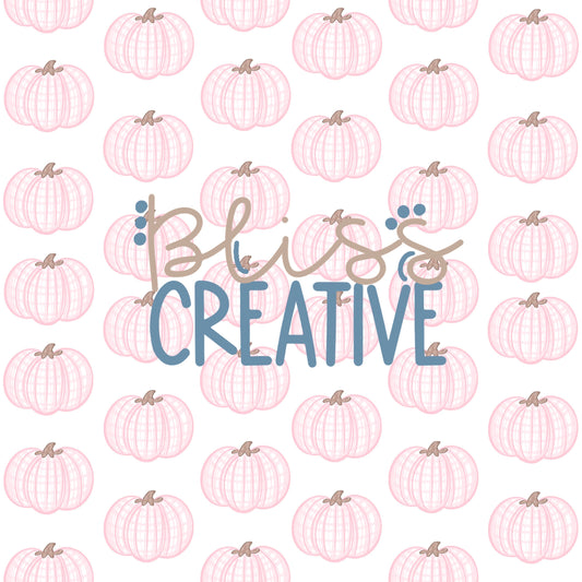 Classic Pink Pumpkin Seamless Design- Instant Download