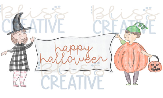 Halloween Cuties Clipart- Instant Download