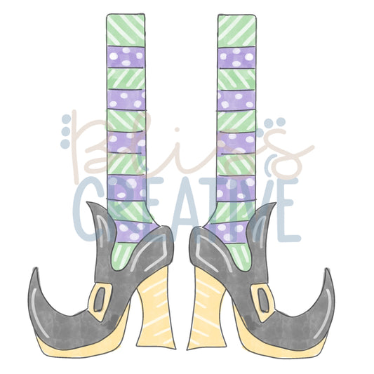 Witch Legs Clipart- Instant Download