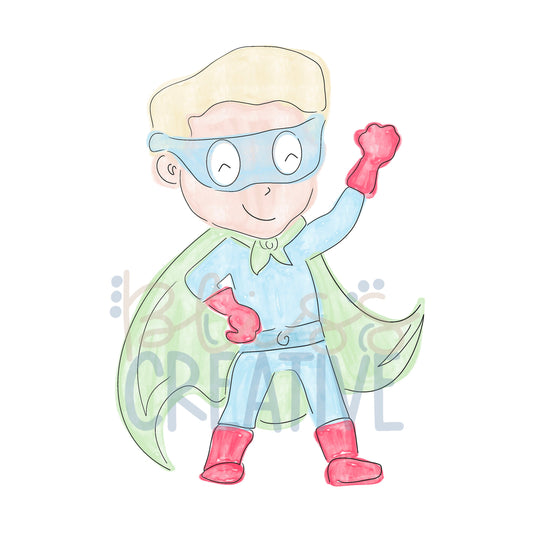Super Boy #2 Digital Clipart- Instant Download