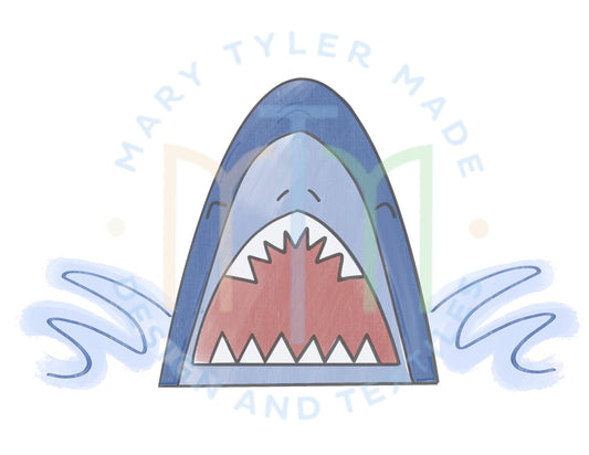 Shark Attack Digital Clipart- Instant Download