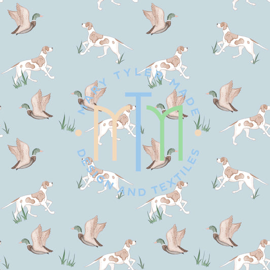 Dog and Duck Seamless Design- Instant Download